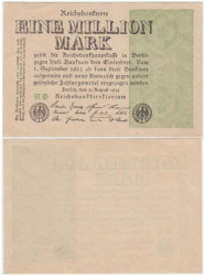 Бона. Веймарская республика 1.000.000 марок 1923 год.