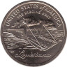  США. 1 доллар 2023 год. Американские инновации. Десантный катер - Лодка Хиггинса. штат Луизиана. (D) 
