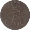  Норвегия. 4 скиллинга 1809 год. Король Фредерик VI. 