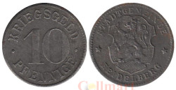 Германия. Гейдельберг. 10 пфеннигов 1917 год. Нотгельд.