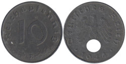 Германия - Третий рейх. 10 рейхспфеннигов 1944 год. (E)