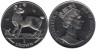  Остров Мэн. 1 крона 1994 год. Кошки - Японский бобтейл. 