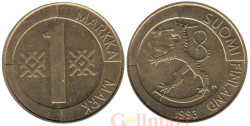 Финляндия. 1 марка 1993 год. Герб. (алюминиевая бронза)