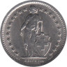  Швейцария. 1/2 франка 1969 год. (В) 