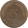  ФРГ. 5 пфеннигов 1984 год. (F) 