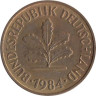  ФРГ. 5 пфеннигов 1984 год. (F) 