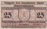  Бона. Германия. Зондерсхаузен 25 пфеннигов 1921 год. Нотгельд. (XF) 