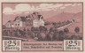  Бона. Германия. Зондерсхаузен 25 пфеннигов 1921 год. Нотгельд. (XF) 