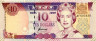  Бона. Фиджи 10 долларов 1996 год. Елизавета II. 