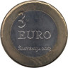  Словения. 3 евро 2013 год. 300 лет крестьянскому восстанию в Толмине. 