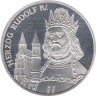  Австрия. 100 шиллингов 2001 год. Герцог Рудольф IV. 