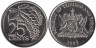  Тринидад и Тобаго. 25 центов 2007 год. Чакония. 
