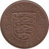  Джерси. 2 пенса 1981 год. 