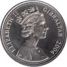  Гибралтар. 5 пенсов 2004 год. 300 лет захвату Гибралтара. 
