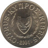  Кипр. 2 цента 2004 год. Козы. 