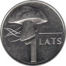  Латвия. 1 лат 2004 год. Гриб. 