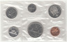  Канада. Набор монет 1968 год. Официальный годовой набор. (6 штук) 