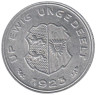  Германия. Шлезвиг-Гольштейн. 5/100 марок 1923 год. Герб. (нотгельд) 