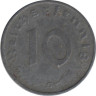  Германия - Третий рейх. 10 рейхспфеннигов 1942 год. (G) 