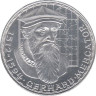  Германия (ФРГ). 5 марок 1969 год. 375 лет со дня смерти Герхарда Меркатора. (F) 