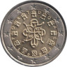  Португалия. 2 евро 2003 год. Королевская печать первого короля Португалии Афонсу I образца 1144 года. 