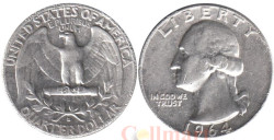 США. 25 центов 1964 год. (D)