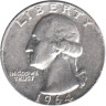  США. 25 центов 1964 год. (D) 