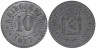  Германия. Франкфурт-на-Одере. 10 пфеннигов 1917 год. Нотгельд. 