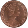  Гибралтар. 2 пенса 2004 год. 300 лет захвату Гибралтара. 