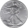  США. 1 доллар 2025 год. Шагающая Свобода. Орел с дубовой веткой. (W) 