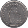  Швейцария. 1/2 франка 1971 год. 