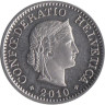  Швейцария. 10 раппенов 2010 год. 