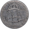  Швеция. 2 кроны 1938 год. 300 лет поселению Делавэр. 
