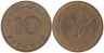  ФРГ. 10 пфеннигов 1978 год. (G) 