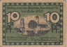  Бона. Германия. Ауэрбах 10 пфеннигов 1920 год. Нотгельд. (VF) 