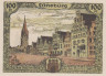  Бона. Германия. Зольтау 100 пфеннигов 1921 год. Люнебург. Нотгельд. (XF) 