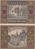  Бона. Германия. Люнебург 50 пфеннигов 1921 год (вариант 4). Нотгельд. (XF) 