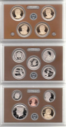 США. Набор монет (14 монет) 2015 год. Proof.