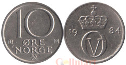 Норвегия. 10 эре 1984 год.