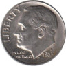  США. 1 дайм (10 центов) 1983 год. Франклин Рузвельт. (P) 