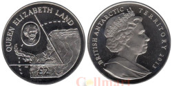 Британская Антарктическая территория. 2 фунта 2013 год. Земля Королевы Елизаветы.