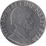  Албания. 0.2 лек 1939 год. Король Виктор Эммануил III. (немагнитная) 