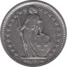  Швейцария. 1/2 франка 1973 год. 