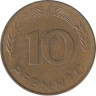  ФРГ. 10 пфеннигов 1979 год. (J) 