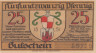  Бона. Германия. Деренбург 25 пфеннигов 1920 год. Нотгельд. (VF) 