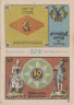  Бона. Германия. Пёснек 10+10 пфеннигов 1921 год. Нотгельд. (VF) 