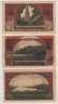  Набор банкнот. Германия. Нойбранденбург 25 пфеннигов 1921 год. Нотгельды, 3 штуки. (VF) 