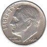  США. 1 дайм 1964 год. Рузвельт. (D) 