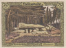  Бона. Германия. Зольтау 70 пфеннигов 1921 год. Бад-Фаллингбостель. Нотгельд. (XF) 