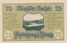  Бона. Германия. Мансфельд 25 пфеннигов 1920 год. Нотгельд. (XF) 